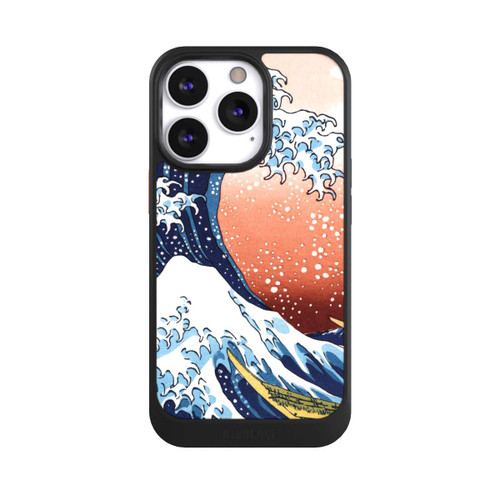 Apple iPhone 13 Pro NIVOcore La Grande Vague de Kanagawa Rouge