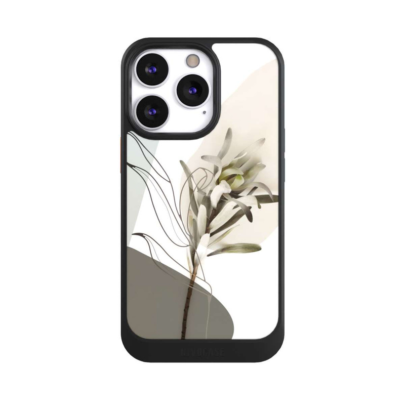 iPhone 13 Pro NIVOcore Boho Line Art Olive Green