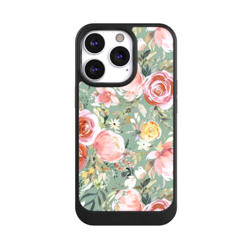 Apple iPhone 13 Pro NIVOcore Pastellfarbener Pfingstrosenstrauß