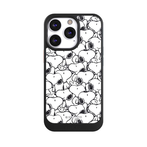 Apple iPhone 13 Pro NIVOcore Snoopy Pattern Noir &amp; Blanc