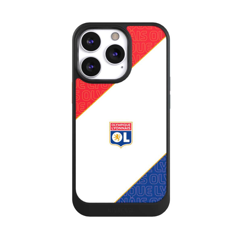 iPhone 13 Pro NIVOcore Logo OL rouge et bleu