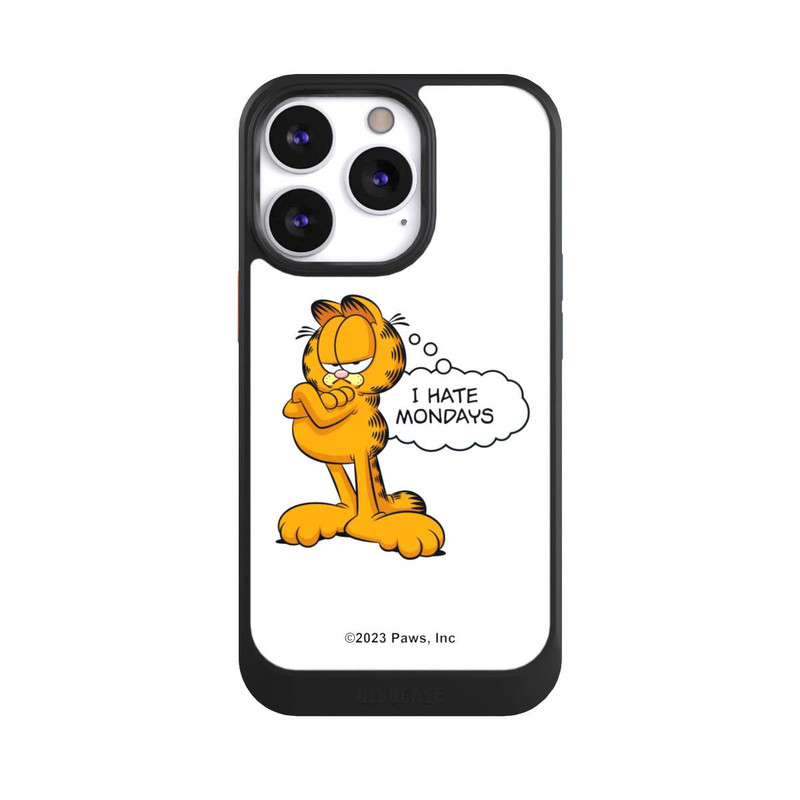 iPhone 13 Pro NIVOcore Garfield I Hate Mondays Weiß