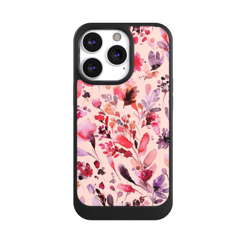 iPhone 13 Pro NIVOcore Artsy Flowers Viva Magenta