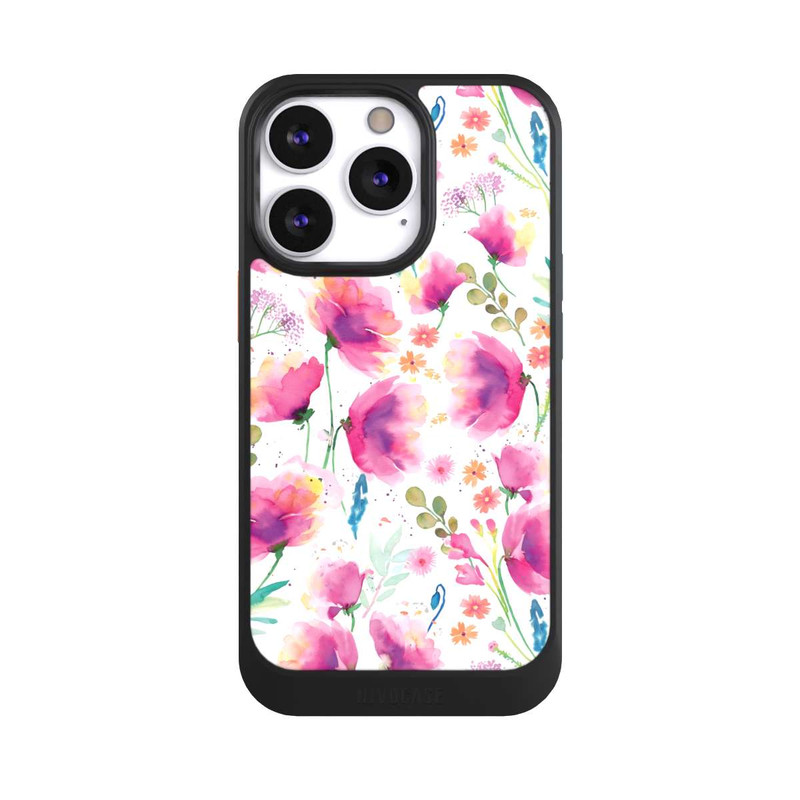 iPhone 13 Pro NIVOcore Abstrakte Mohnblumen aquarell