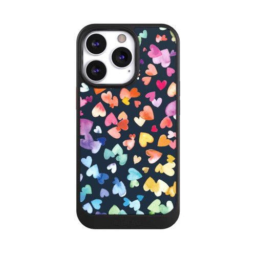 Apple iPhone 13 Pro NIVOcore Valentinstag Herzen Schwarz