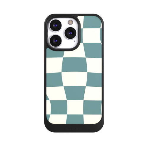 Apple iPhone 13 Pro NIVOcore Schachbrett Petrol