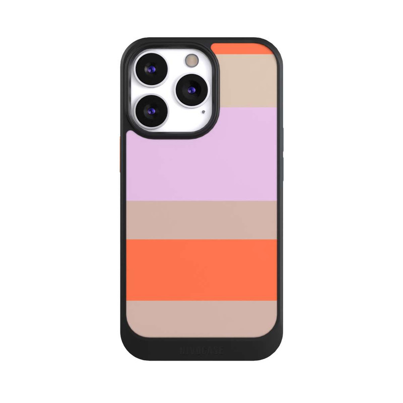 iPhone 13 Pro NIVOcore Moca Lila Orange Stripes