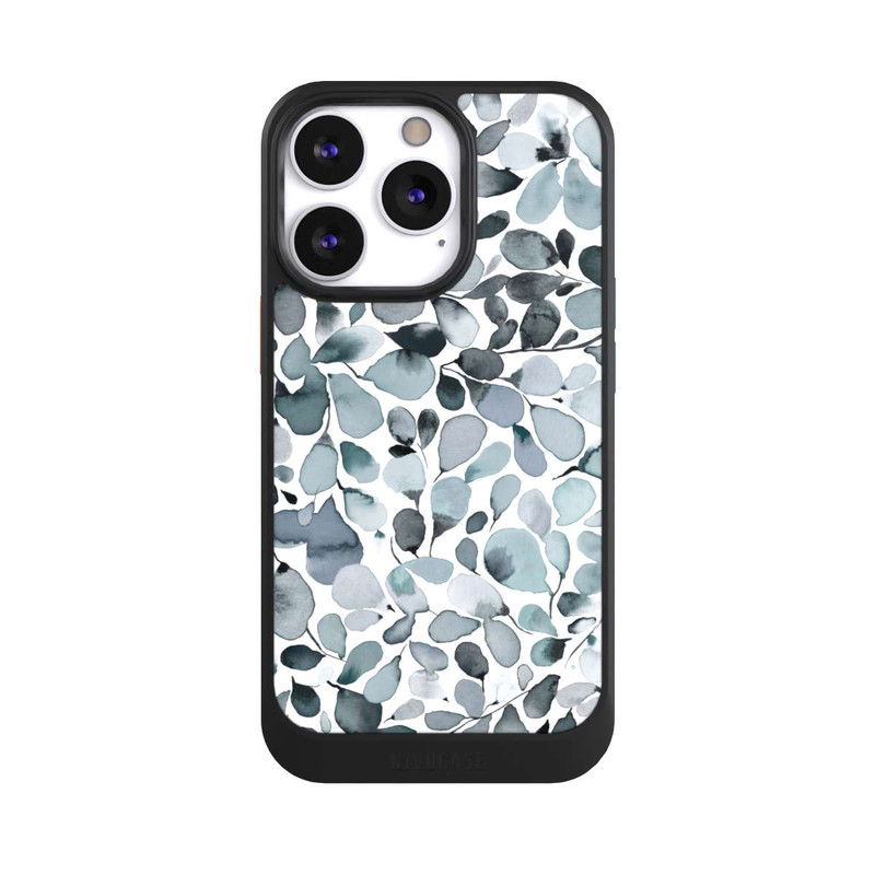 iPhone 13 Pro NIVOcore Eucalyptus Watercolor Leaves Grey