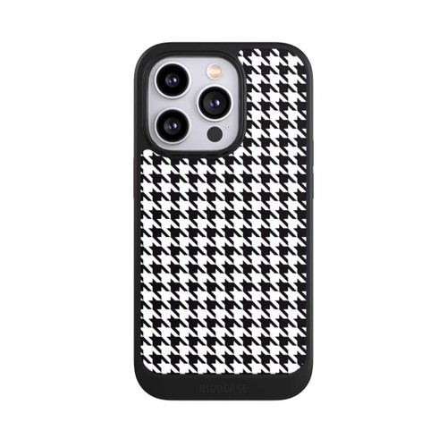 Apple iPhone 14 Pro NIVOcore Hahnentritt Schwarz Weiß