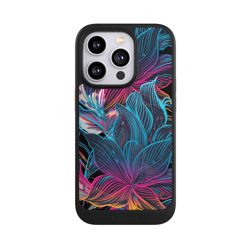 iPhone 14 Pro NIVOcore Le pouvoir des fleurs néon
