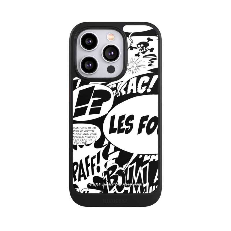 iPhone 14 Pro NIVOcore Bulles BD Astérix Noir