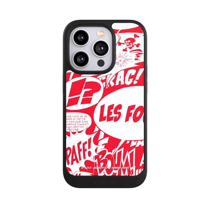 iPhone 14 Pro NIVOcore Bulles BD Astérix Rouge