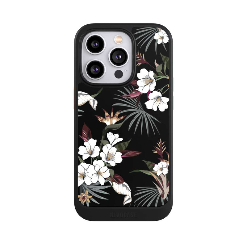 iPhone 14 Pro NIVOcore Flowers Black