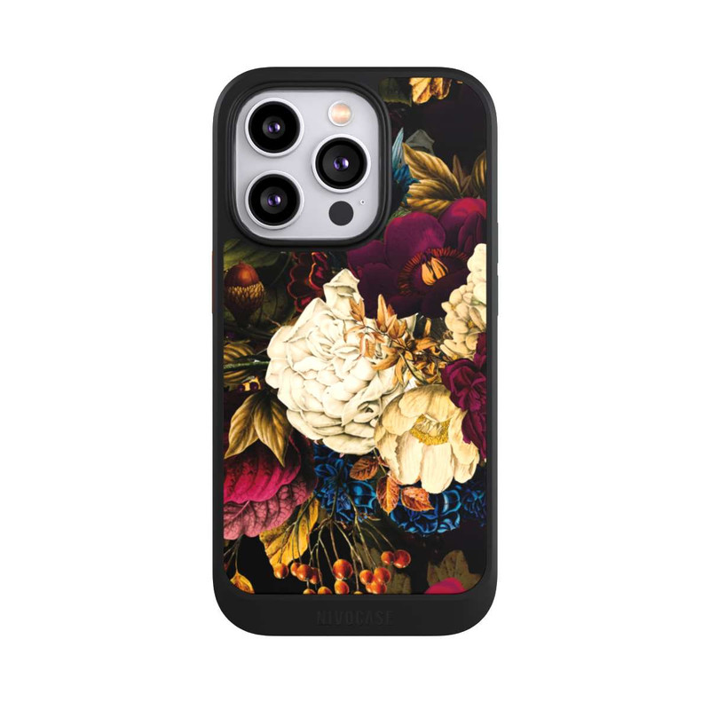 iPhone 14 Pro NIVOcore Dark Vintage Flowers