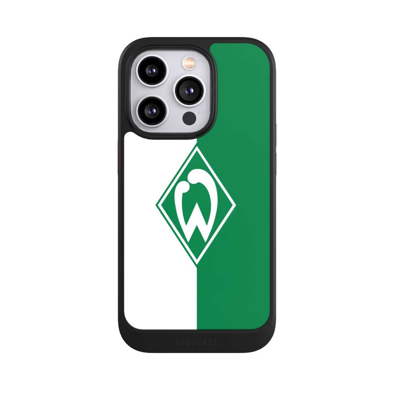 iPhone 14 Pro NIVOcore Weiß-Grün - Werder Bremen