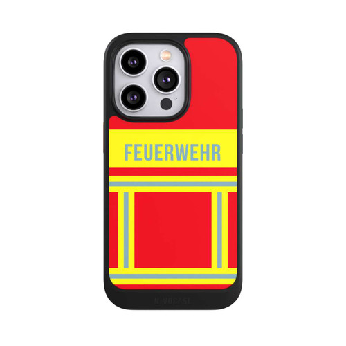 Apple iPhone 14 Pro NIVOcore Rote Feuerwehr Jacke