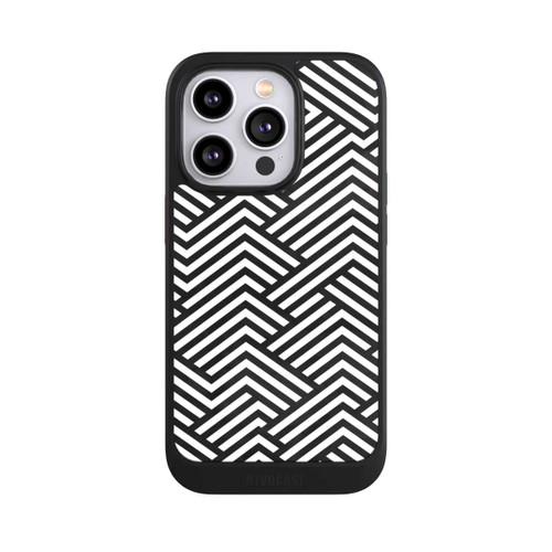 Apple iPhone 14 Pro NIVOcore Schwarz und Weiß ZigZag