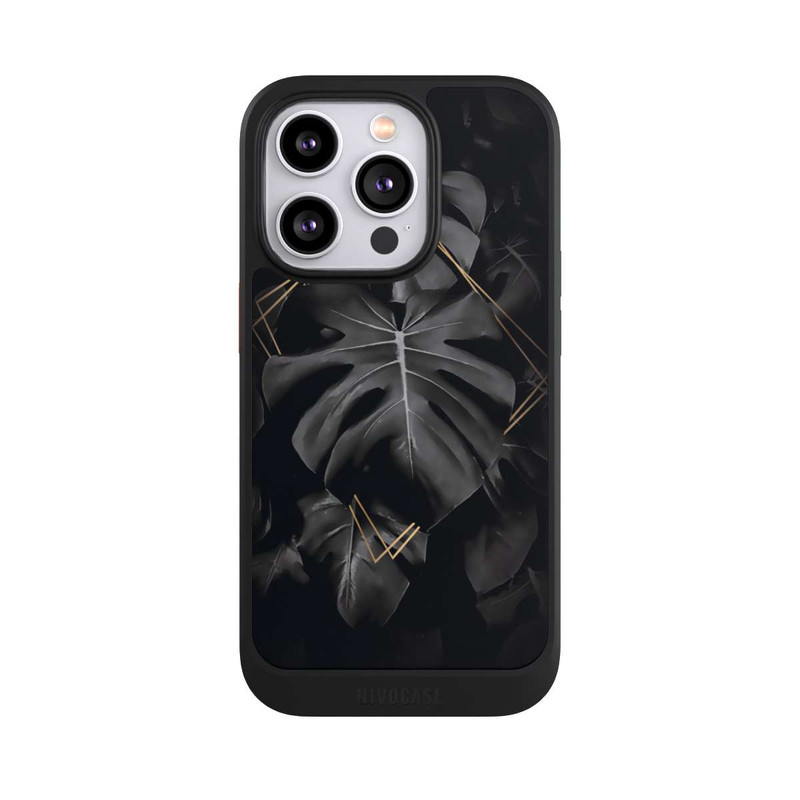 iPhone 14 Pro NIVOcore Schwarze Blätter