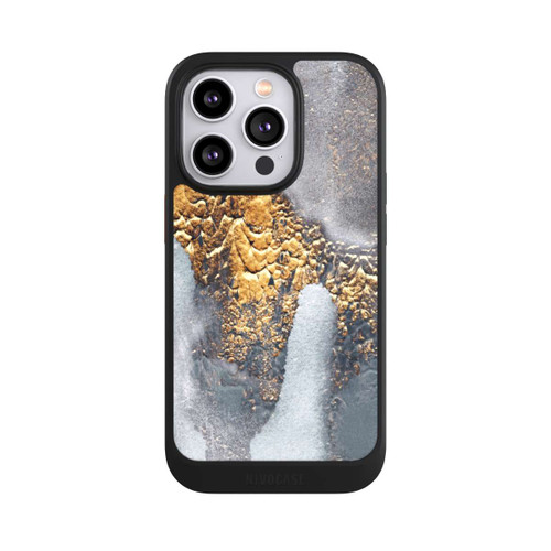 Apple iPhone 14 Pro NIVOcore Beton-Gold-Glitzerlook