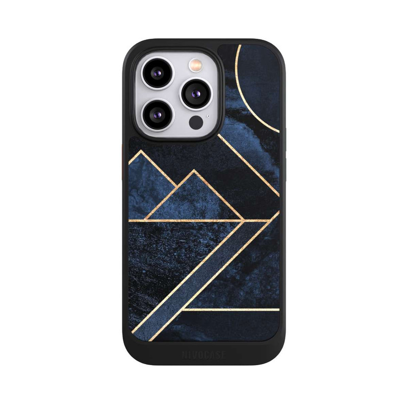 iPhone 14 Pro NIVOcore Modern Wild Gold Print