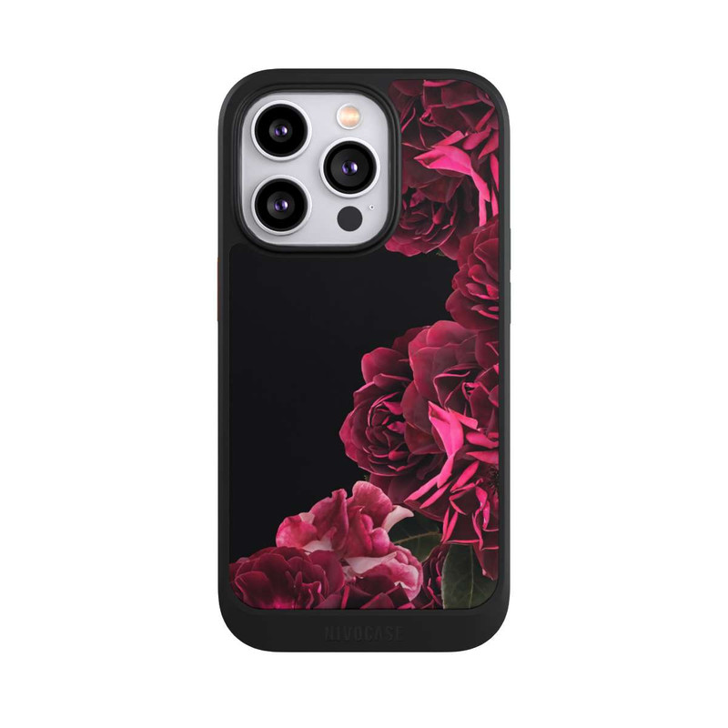 iPhone 14 Pro NIVOcore Vintage Roses on Black