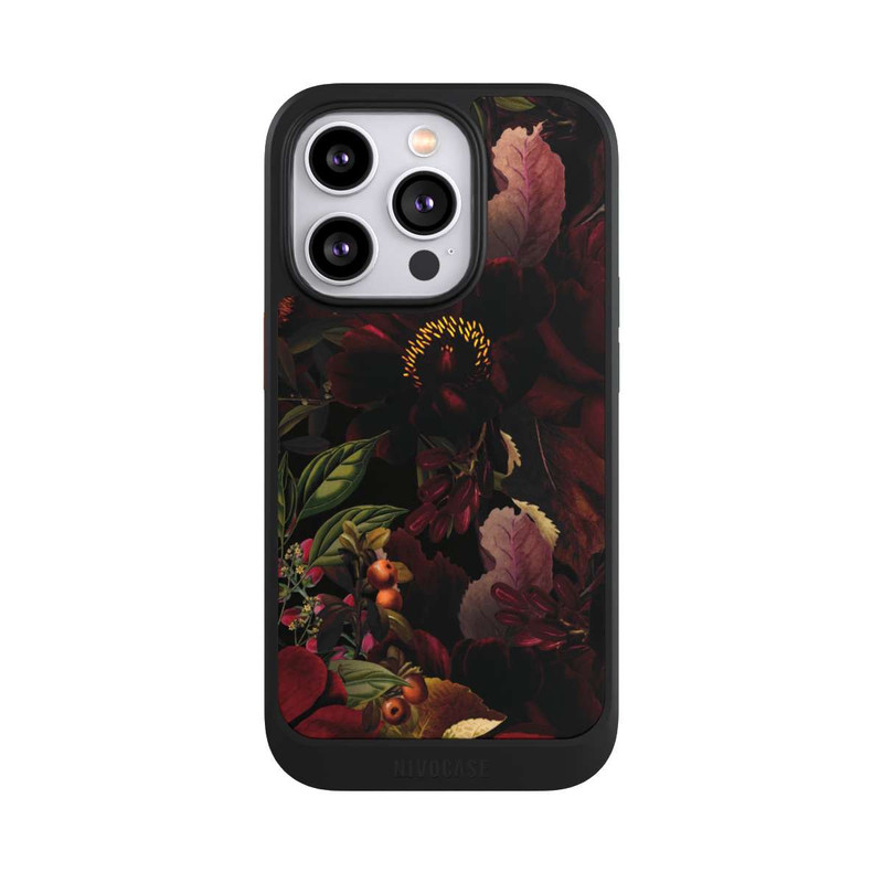 iPhone 14 Pro NIVOcore Champ de Fleurs Foncé