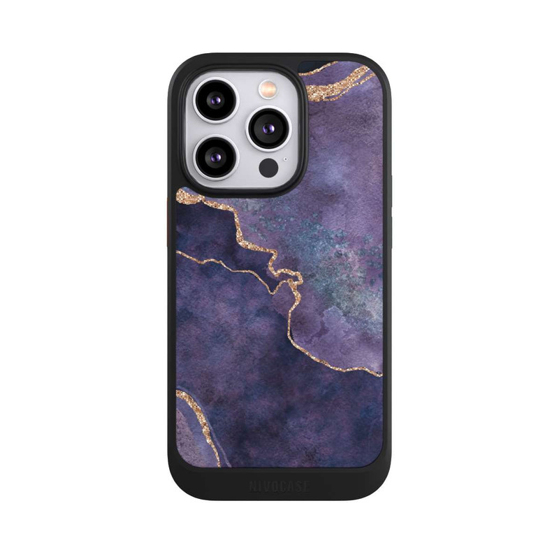 iPhone 14 Pro NIVOcore Pierre précieuse Glamour violet