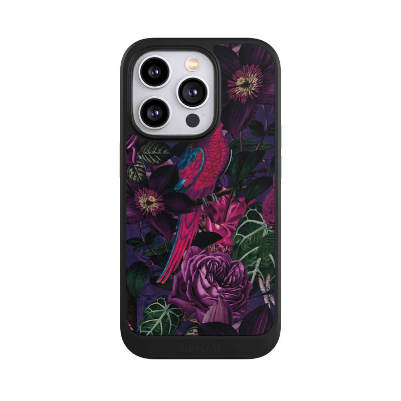 iPhone 14 Pro NIVOcore Oiseau de la jungle sombre