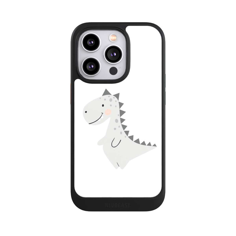 iPhone 14 Pro NIVOcore Grauer Dino