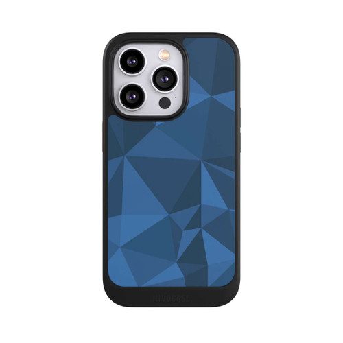 Apple iPhone 14 Pro NIVOcore Polygon Pattern Blue