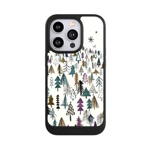 Apple iPhone 14 Pro NIVOcore Bergbäume Wald Lila
