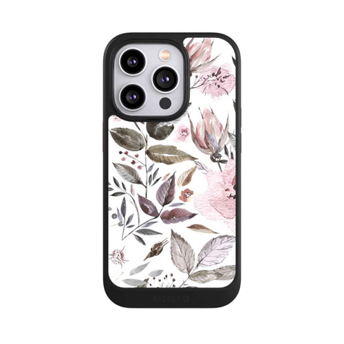 Apple iPhone 14 Pro NIVOcore Aquarell braune Rosenblüten