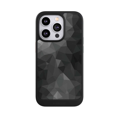 Apple iPhone 14 Pro NIVOcore Polygonal Mosaic Noir/Blanc
