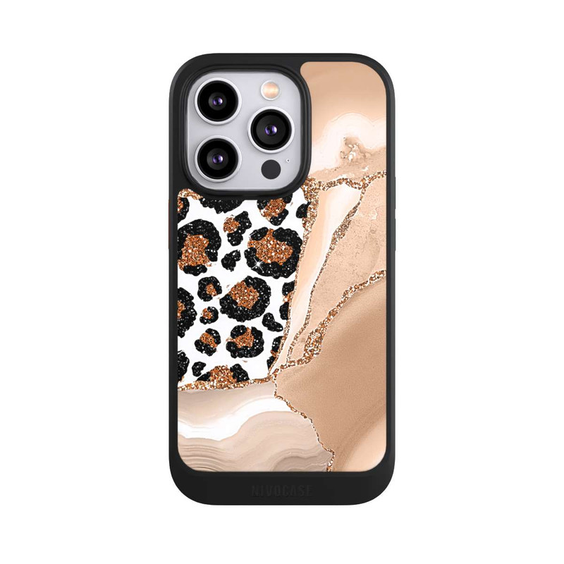 iPhone 14 Pro NIVOcore  Muster und Texturen Hellgold