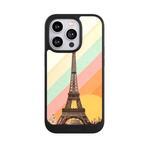 Apple iPhone 14 Pro NIVOcore Eiffelturm Regenbogen