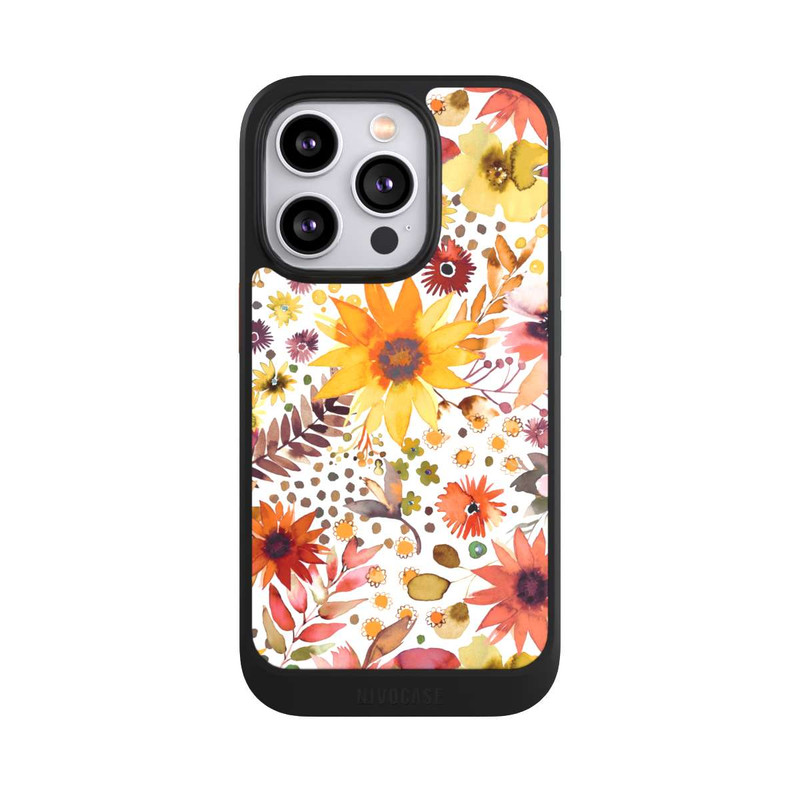 iPhone 14 Pro NIVOcore Floral Watercolour Blossoms