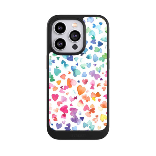 Apple iPhone 14 Pro NIVOcore Liebesherzen aquarell