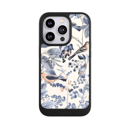 Apple iPhone 14 Pro NIVOcore Vögel und Beeren in Beige