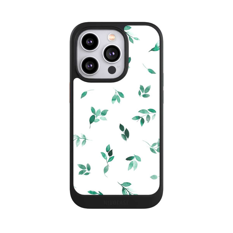 iPhone 14 Pro NIVOcore Herbstblätter grüner Eukalyptus