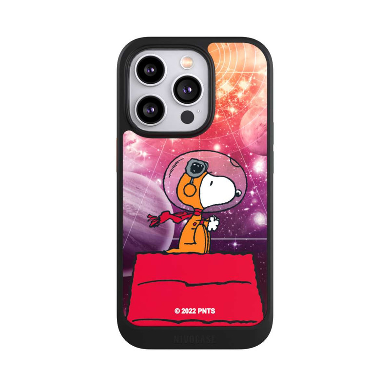 iPhone 14 Pro NIVOcore Snoopy Weltraumreisender Planet
