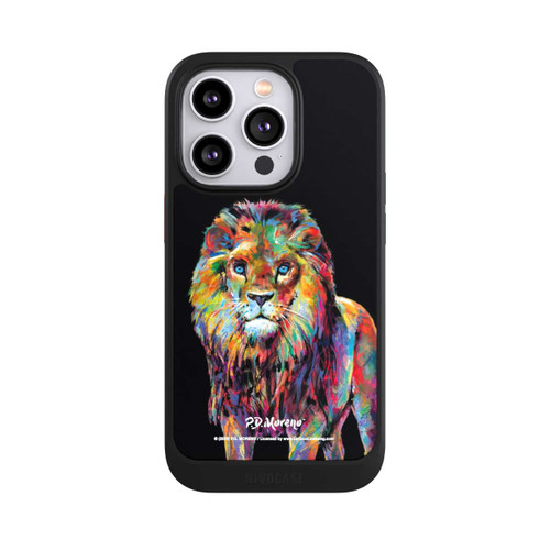 Apple iPhone 14 Pro NIVOcore Löwe Bunte Kunst von P.D. Moreno