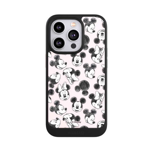 Apple iPhone 14 Pro NIVOcore Minnie &amp; Mickey Many Faces Pink