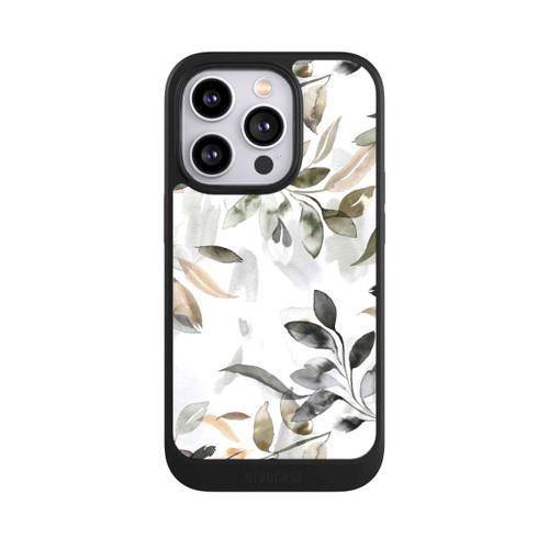 Apple iPhone 14 Pro NIVOcore Watercolor Neutral Leaves