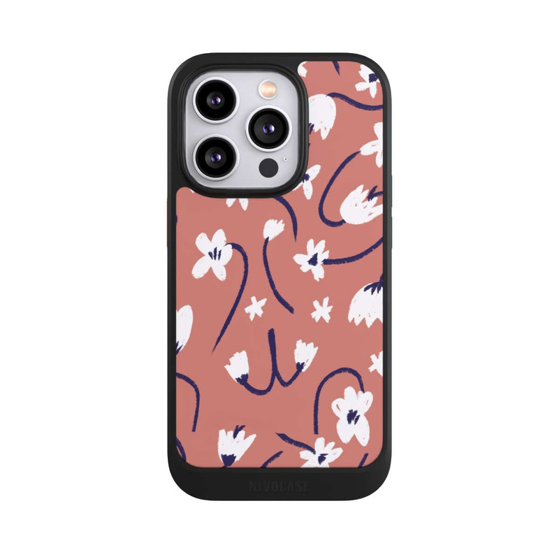 iPhone 14 Pro NIVOcore Kleine Blumen Muster