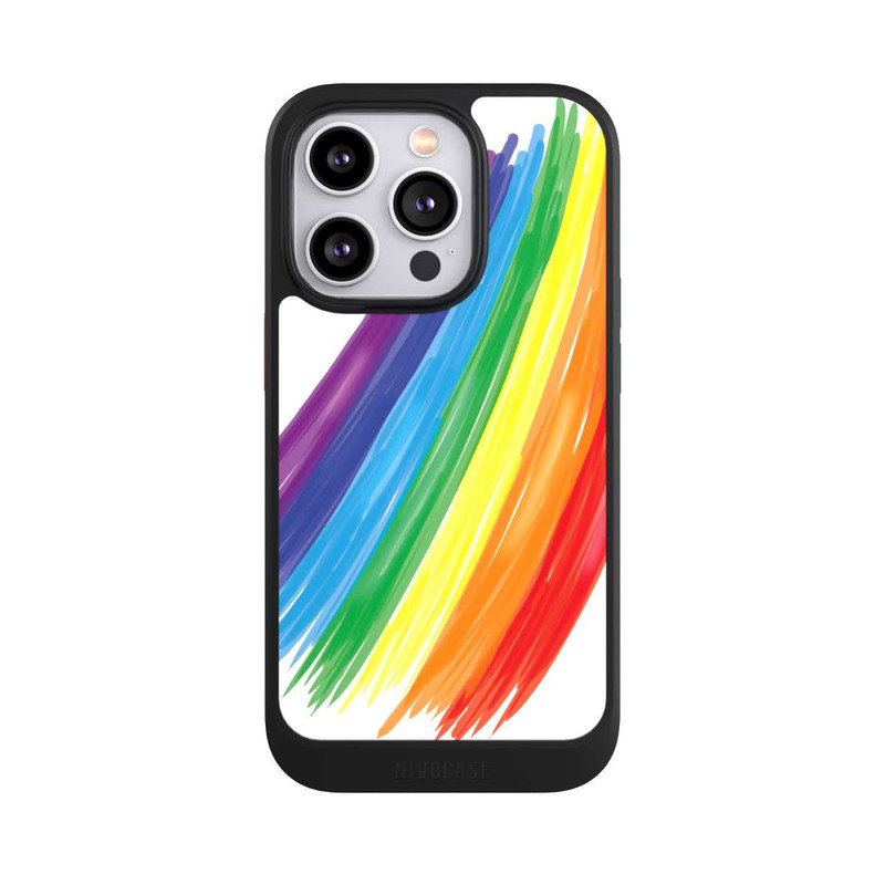 iPhone 14 Pro NIVOcore Rainbow Paint Brush
