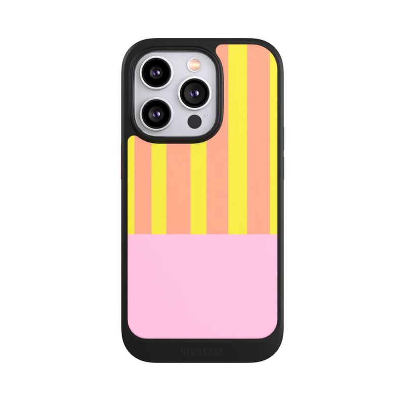 iPhone 14 Pro NIVOcore Neonfarbige Streifen