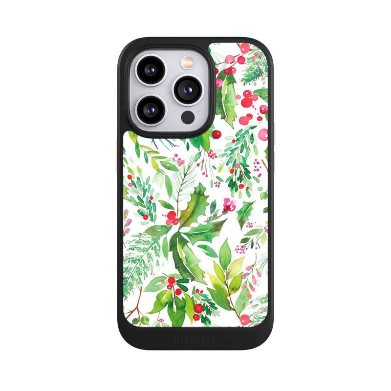 iPhone 14 Pro NIVOcore Christmas Holly Holiday Nature