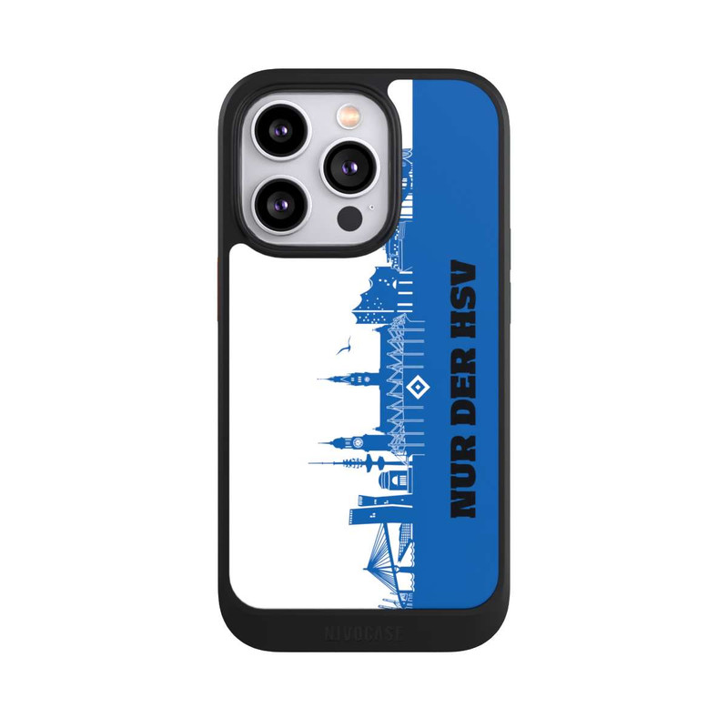 iPhone 14 Pro NIVOcore HSV Skyline Blau Weiß