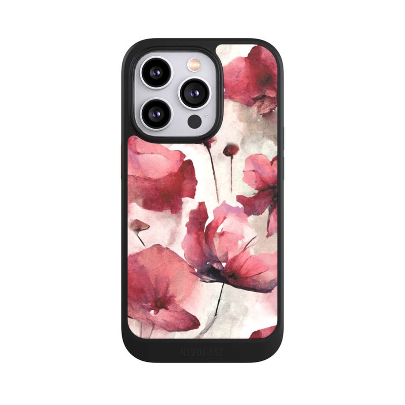 iPhone 14 Pro NIVOcore Wilde Mohnblumen