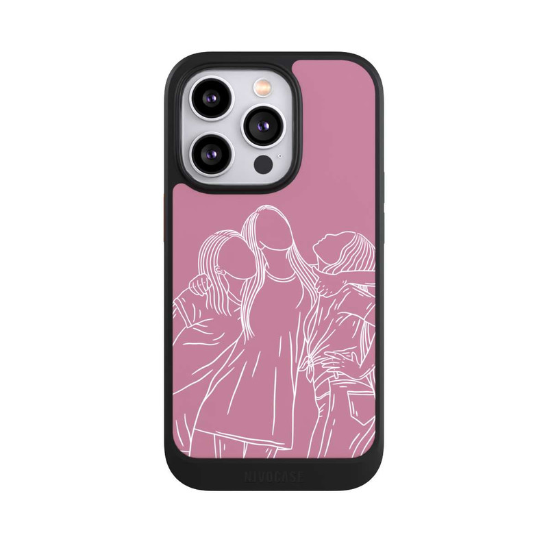 iPhone 14 Pro NIVOcore Freundinnen Line Art